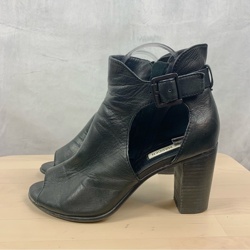 Steve Madden Black Ankle Boots